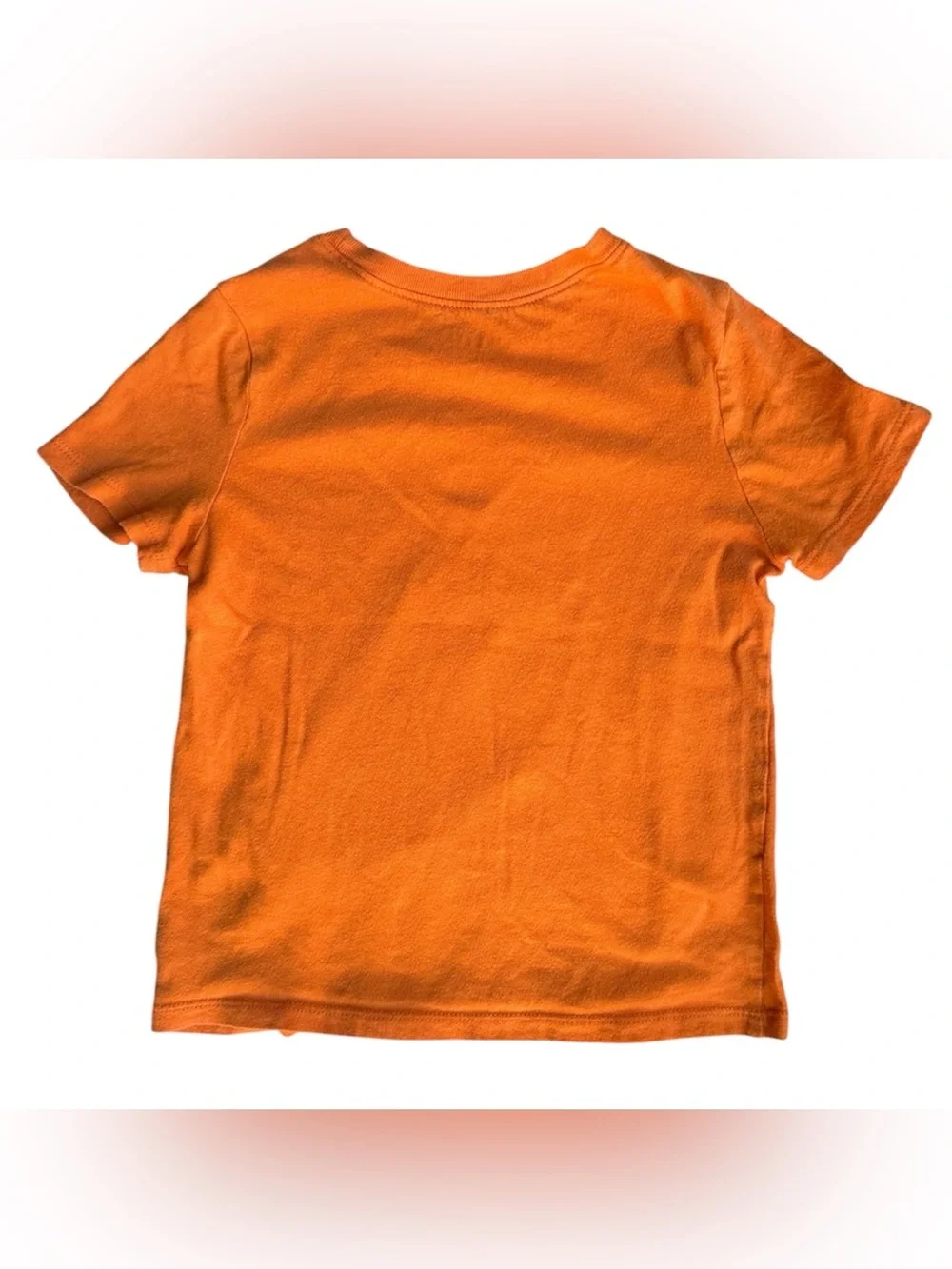 Old Navy 5T Boys Orange Dinosaur basketball graphic cotton tee shirt